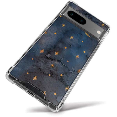 Moon and Stars Google Pixel 8a Clear Case